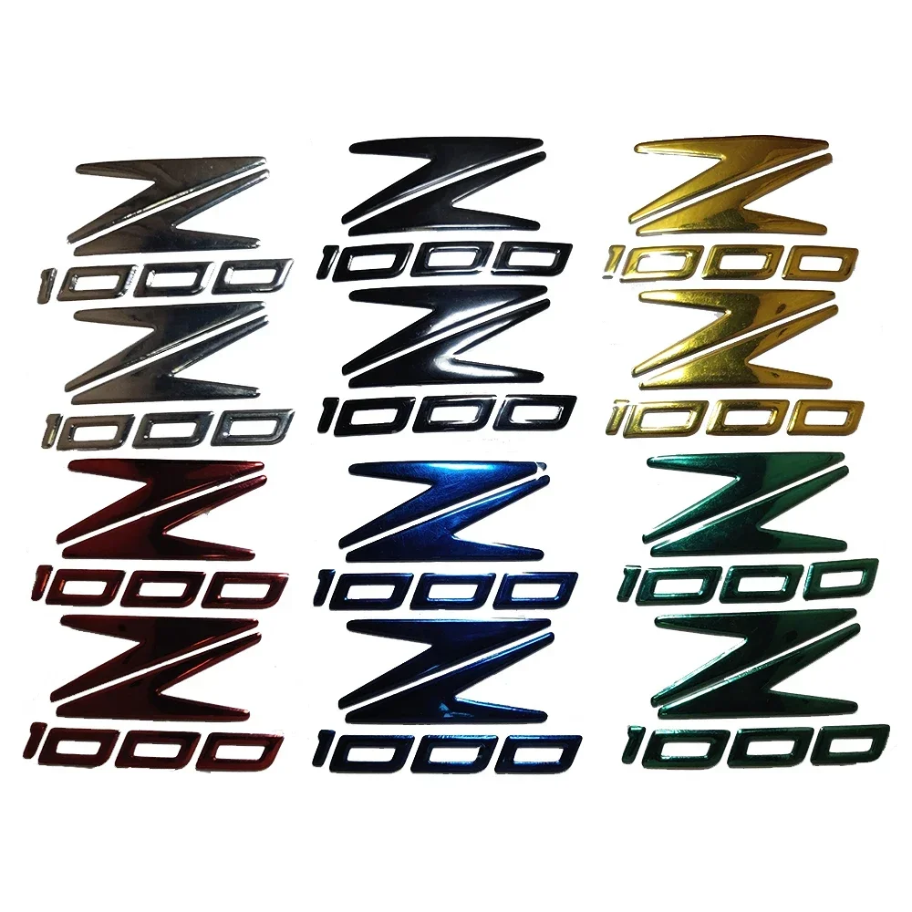 Adesivo emblema 3d para motocicleta, adesivo para roda de tanque, decalques reflexivos macios para kawasaki ninja z250 z400 z800 z900 z1000