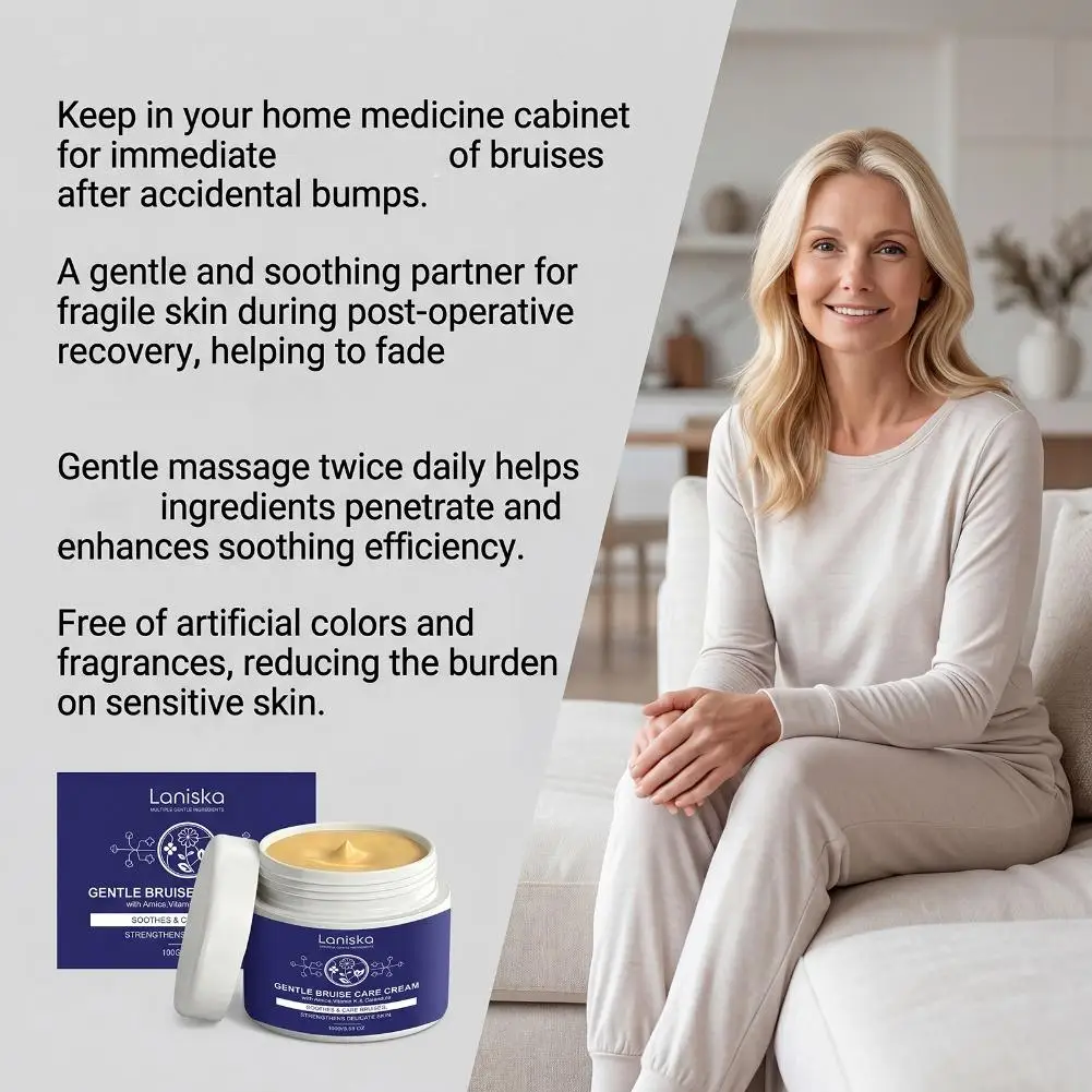 100g Bruise Care Cream Sooth Bruise Strengthen Delicate Skin Multiple Gentle Ingredients Moisturizer Plant Repair Body Cream