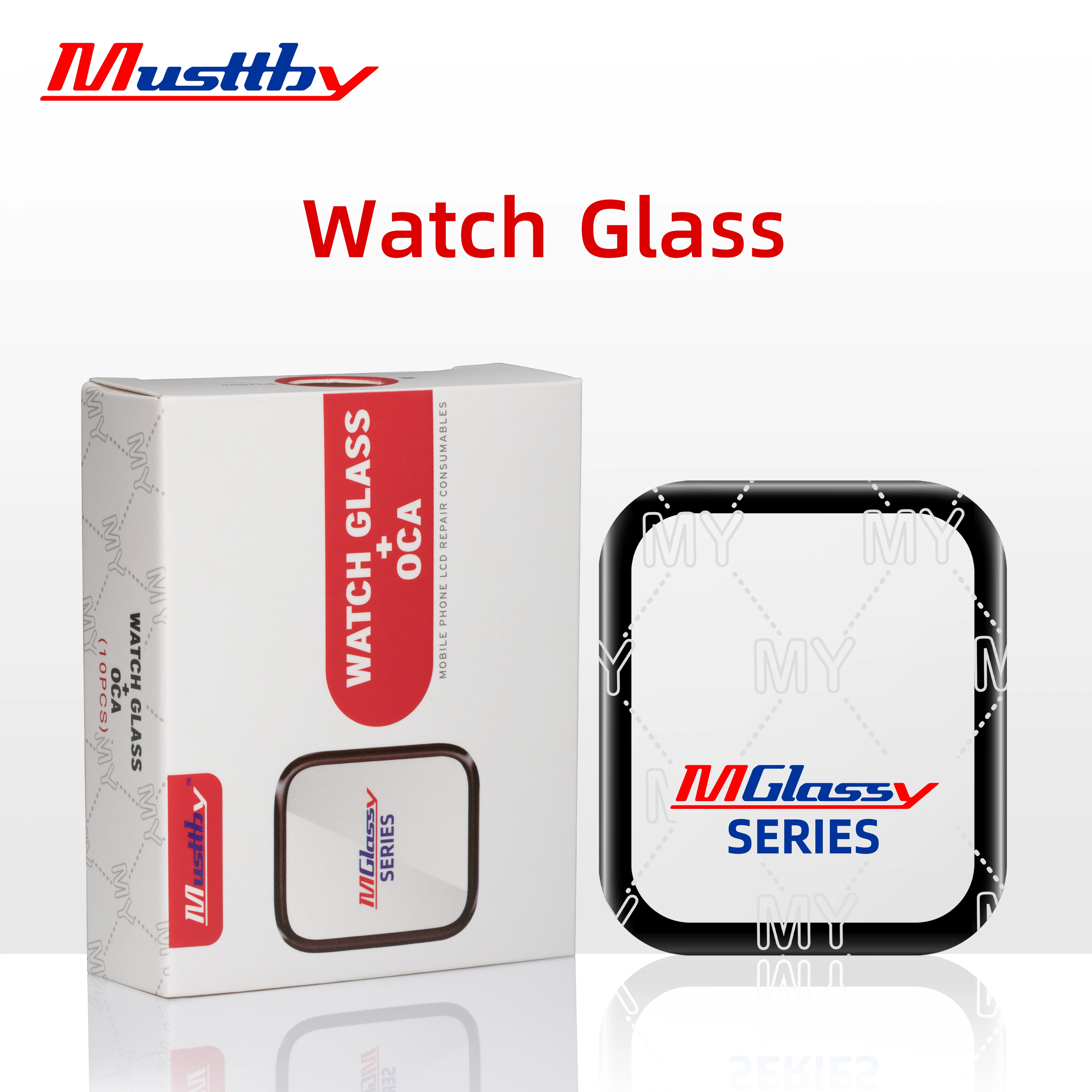 Musttby Front Glass Lens Panel With OCA For Watch series SE 2 3 4 5 6 S3 S4 S5 S6 S7 S8 S9 Ultra2 49mm 41MM 42mm 40mm 44mm