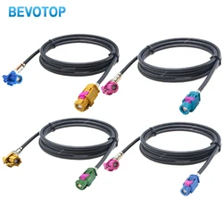 1PCS Car LVDS Video Line Cable for Mercedes-Benz Audi Navigation GPS Audio Wire 4 Pin HSD Fakra Type Cable 10cm-10m