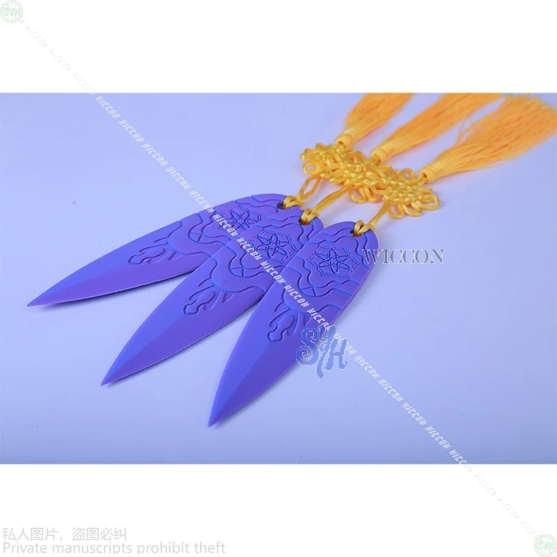 Kpop شيطان هنتركس زوي السهام تأثيري ثلاثية الأبعاد حمض البوليلاكتيك الأرجواني وهمية السلحة الدعائم هالوين المعبود لعب الأدوار