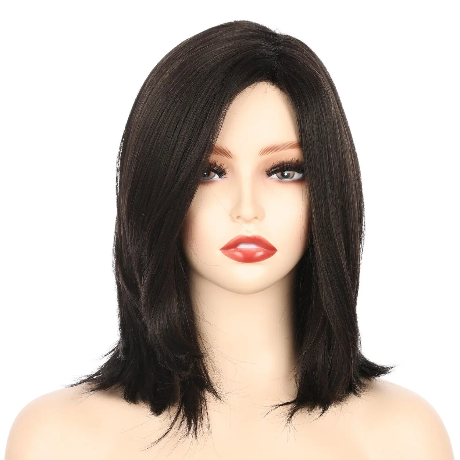 

11" Short Straight Synthetic Bob Wigs for Women Girls