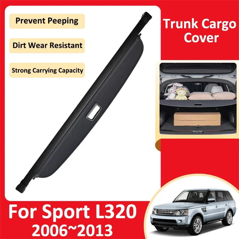 

Car Trunk Curtain For Range Rover Sport L320 2006~2013 Luggage Storage Adjustable Partition Protective Cover Auto Accessories