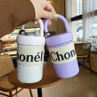 400ml Coffee Tumbler for Women 316 Stainless Steel Insulated Travel Mug Leakproof Vacuum Flask Minimalist Hot/Cold Gift Cup