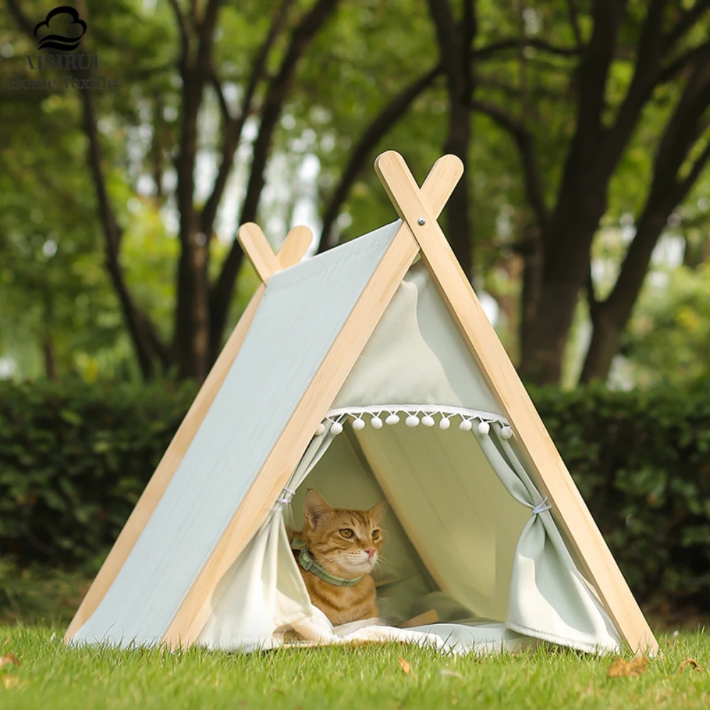 Removable and Washable Pet Tent Small and Medium Sized Dog Supplies Four Seasons Dog Bed Cat Nest Outdoor Indoor Basket Cat