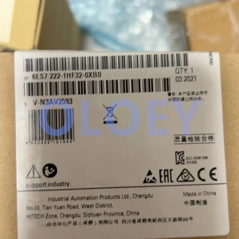 Module S7-1200Expansion 6ES7222-1nouveaux-nés 32-0XB0 6ES7222-1BF32-0XB0 6ES7222-1XF32-0XB0 6ES7222-1HH32-0XB0 6ES7222-1BH32-0XB0