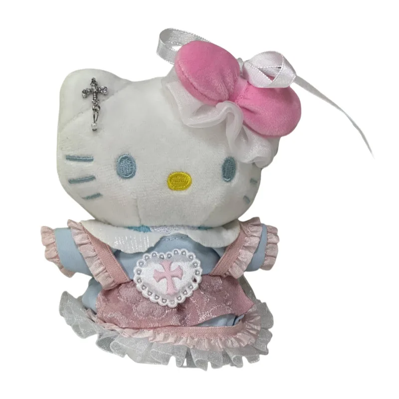 Infirmière Hello Kitty peluche poupée sac pendentif dessin animé mignon Anime sac à dos accessoires porte-clés voiture cintre filles cadeaux jouets