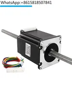 57 through type ladder type screw stepper motor T10 linear screw telescopic linear motor through type 76MM long