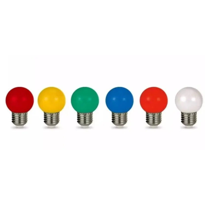 Colour LED Bulb Color RGB Lampada LED Lamp Decor Holiday Christmas Household Ball Lamp Light Low Pressure Bulb E27 Decoration