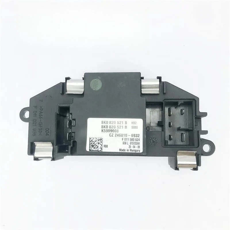 

8K0820521B Heater Fan Motor Resistor Suitable for A4 B8 A5 8T Q5 8R 8K0 820 521B / 8K0 820 521