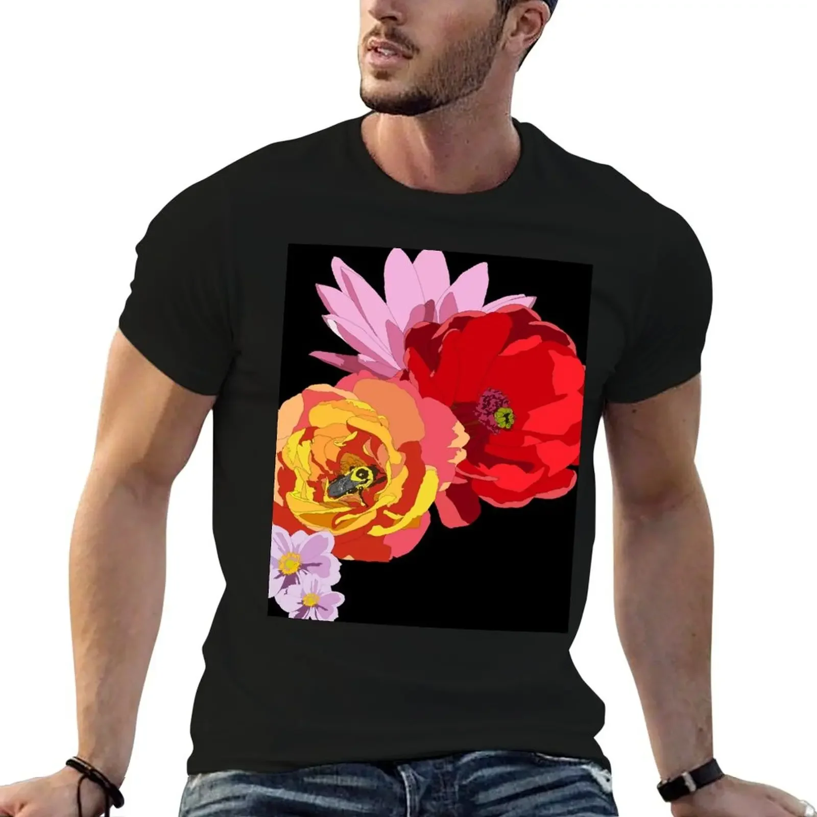 

Floral Fundamentals T-Shirt funny costumes valentines boutique clothes Men's cotton t-shirt