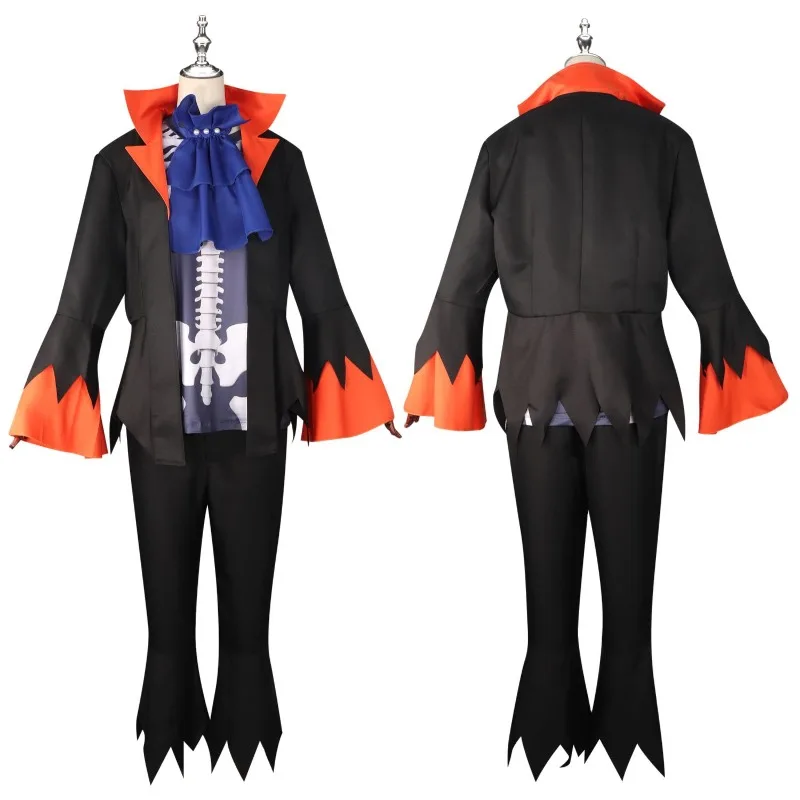 حار أنيمي قطعة واحدة بروك تأثيري حلي النساء الرجال هالوين كرنفال موحدة بلايز السراويل قبعة مجموعة كاملة فستان هدية عيد ميلاد #4