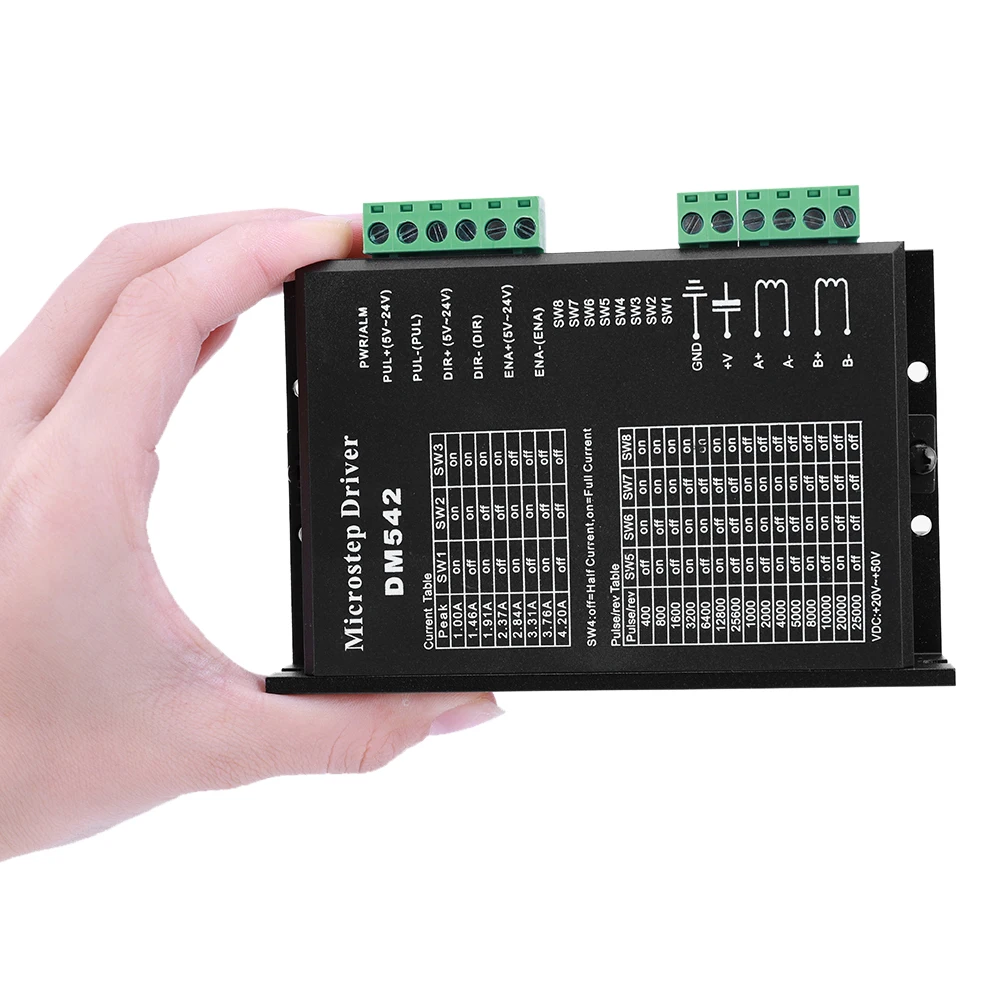 DM542 DM556 Penggerak Motor Mikrostep 2 Fase Penggerak Motor Stepper Digital Papan Pengontrol Digital untuk Motor Stepper 42 57