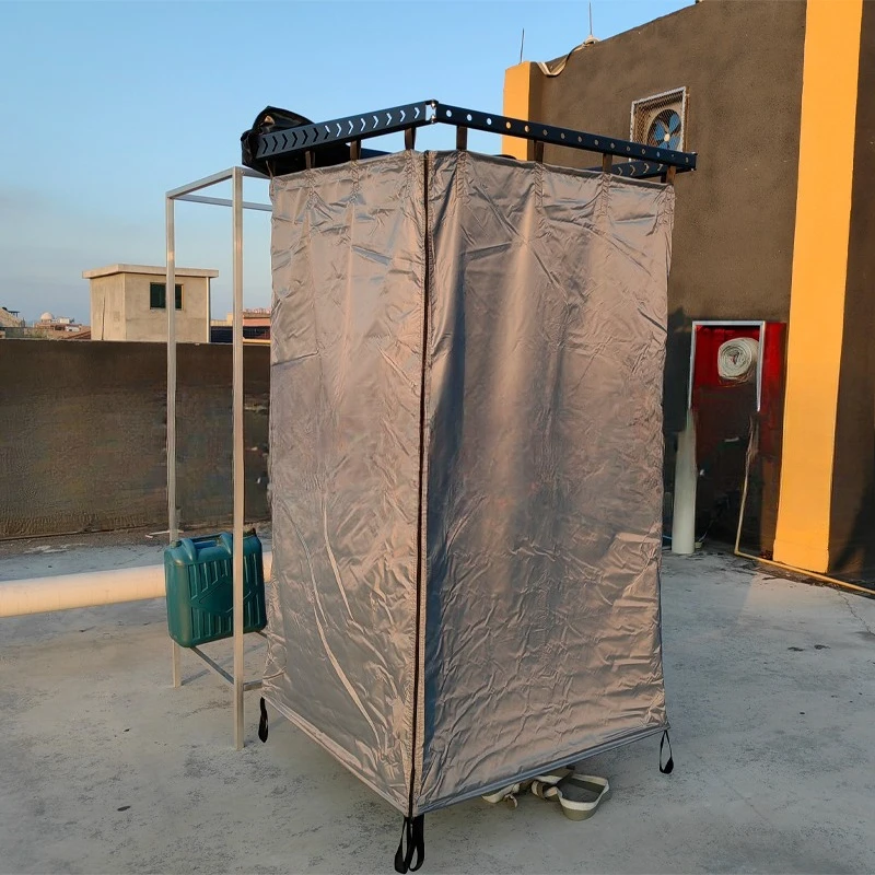Outdoor Camping Waterproof Portable Car Shower Tent Bathroom Private Bathing Facilities for 4WD Vehicles