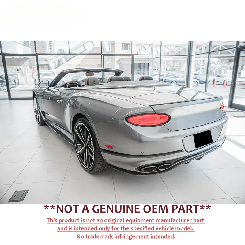 For Bentley GT 2018‑2021 Carbon Fiber Body Kit Front Lip Side Skirt Rear Lip Modification Accessories