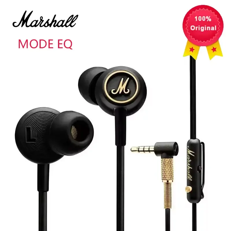 

Наушники Marshall Mode EQ 3.5mm с микрофоном, проводные, внутриканальные, HiFi, с мощными басами, высококачественные игровые наушники