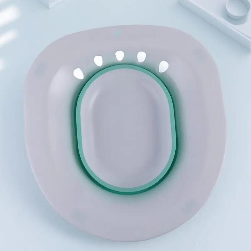 

1pc Folding Sitz Bath Basin For Women Pregnant Female Portable Wash Potty Hip Wall-Mountable