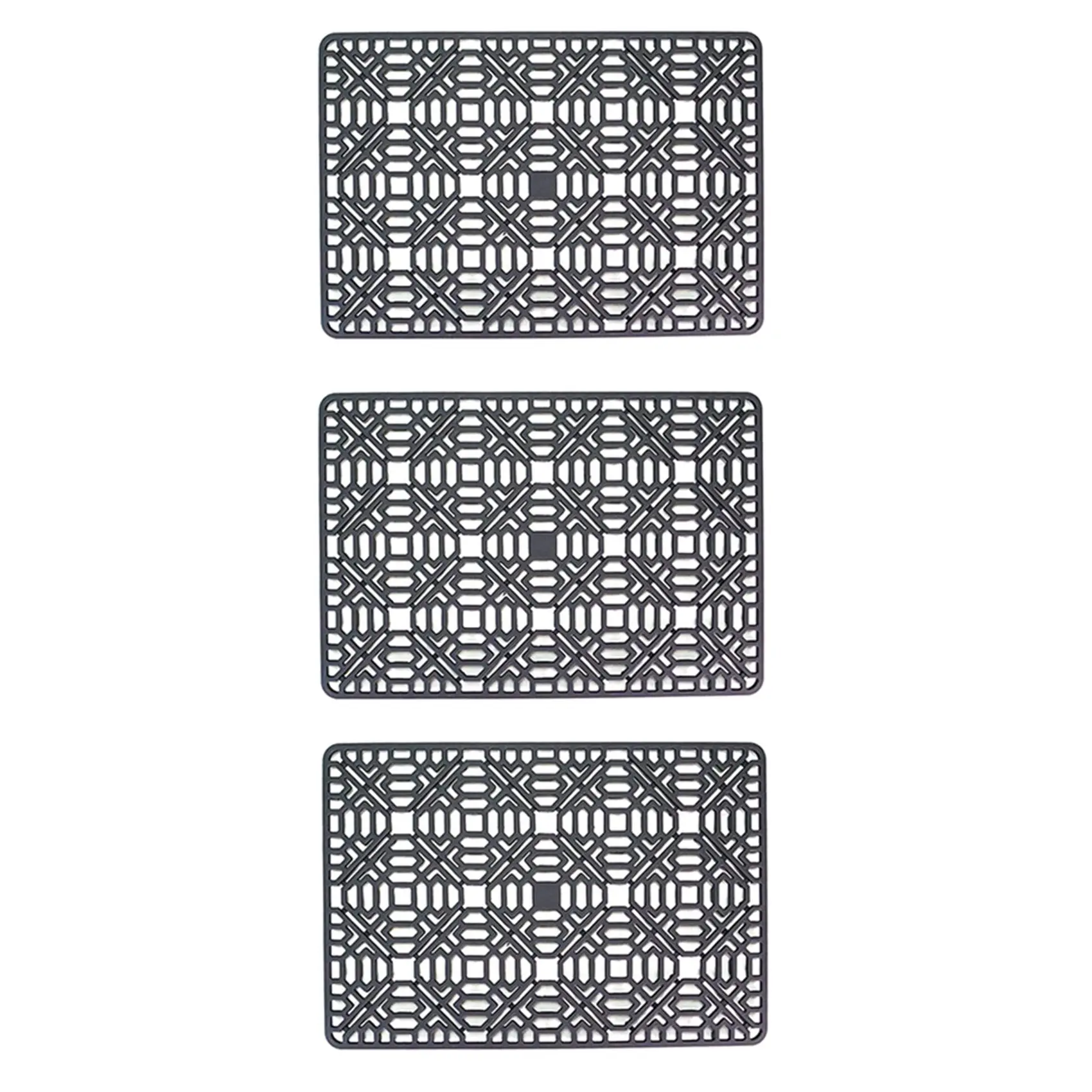 SEWS-3X Sink Mat Kitchen Sink Protector For Bottom,Stainless Steel Or Porcelain Bowl Sink, Silicone Non-Slip Heat Resistant