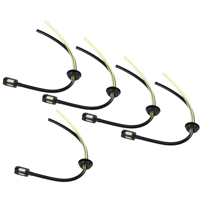 

AC88-5Pcs/Set Replacement Fuel Hose Pipe Tank Filter For Strimmer Trimmer Brush Cutter Chainsaw Fuel Line Filter