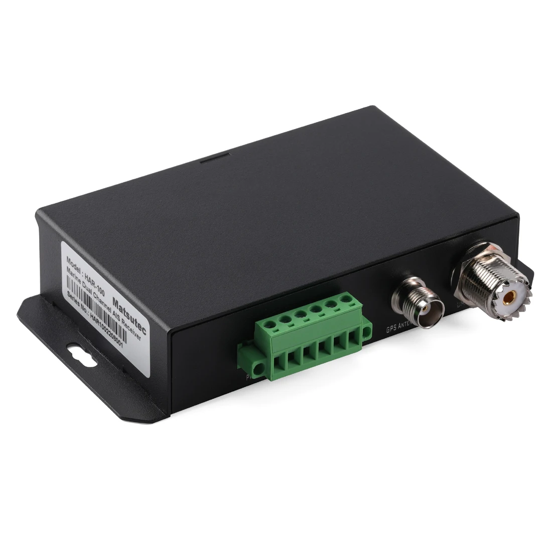 Receptor Matsutec HAR-100 AIS Receptor AIS Classe A Classe B de canal duplo com receptor GPS RS232/RS422 Receptor Somente Classe AIS