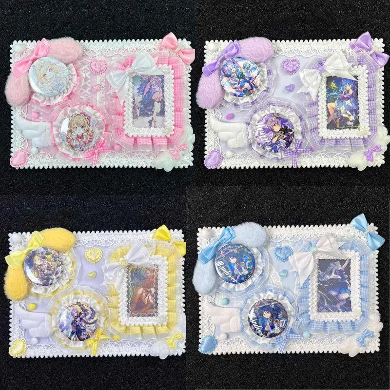 لطيف Itabag أنيمي شارة مجموعة حامل ديكور Kawaii الحلوى رقيق الأرنب الشريط الدانتيل Ita حقيبة إدراج الملحقات شارة عرض المجلس #1