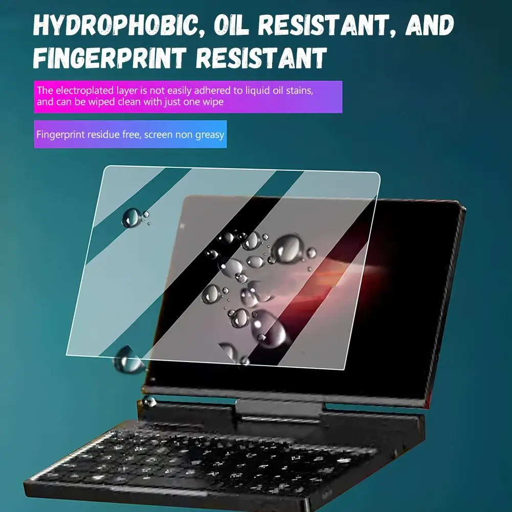 Película protectora 9H Compatible con GPD Pocket 4, Protector de pantalla, vidrio templado Protector Ultra transparente para GPD Pocket4