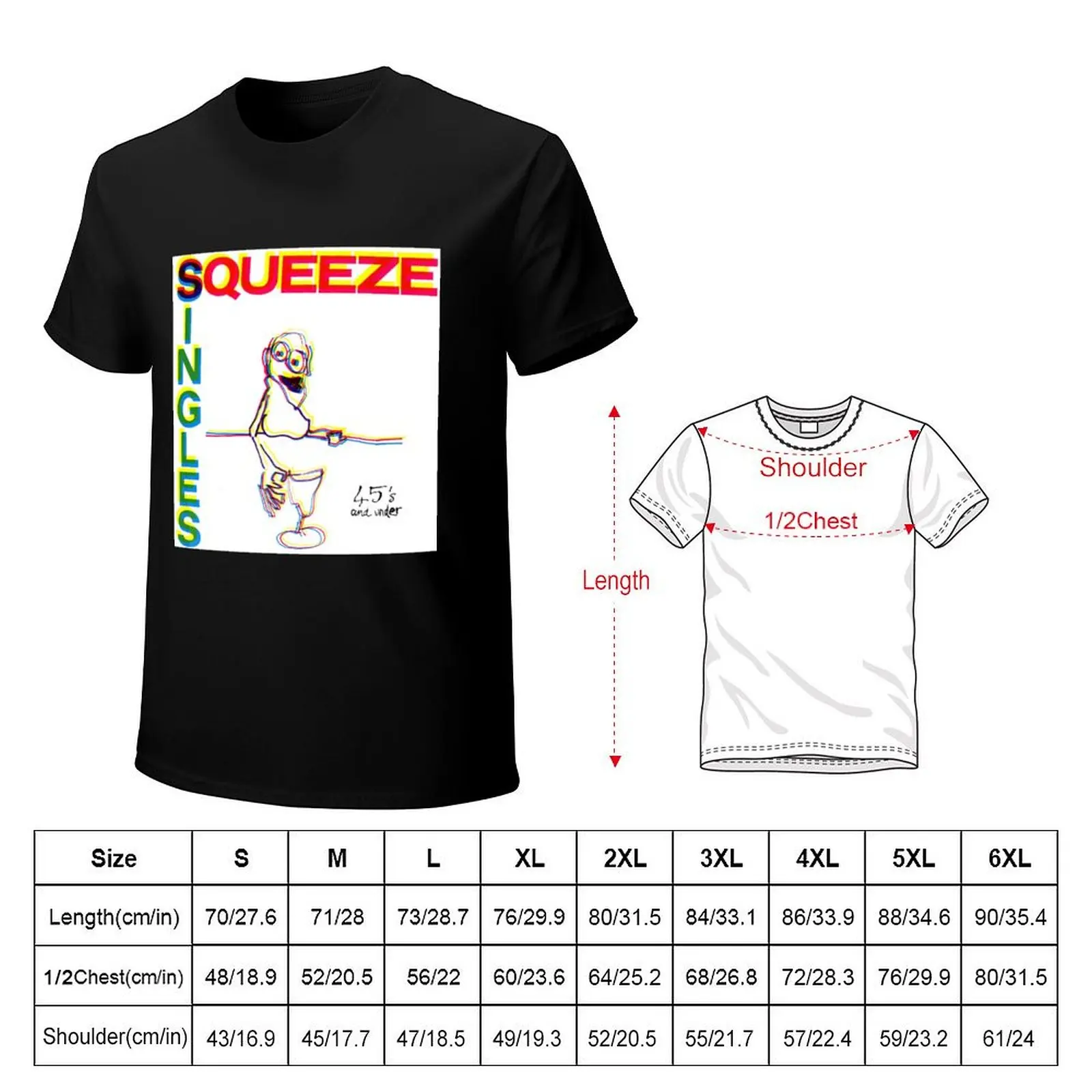 Squeeze singles 45s and under T-Shirt t shirts with prints T-Shirt