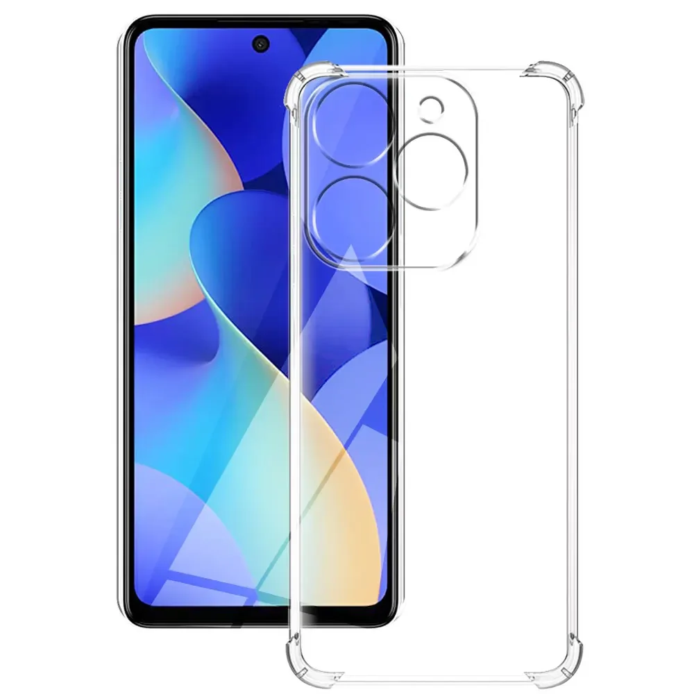 For Tecno Spark 20 20C Case Clear Shockproof Silicone Soft Cover Cases For Tecno Spark 20 Coque Spark 20C 20 C Funda Shell