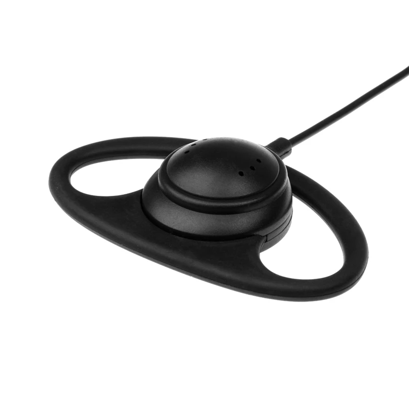 10PCS 2Pin Advanced D Shape Earhook Ptt Headset Earpiece Mic For Motorola CP040 Gp88S Gp300 Gp68 Gp2000 Gp88 Gp3188 EP450 Radio