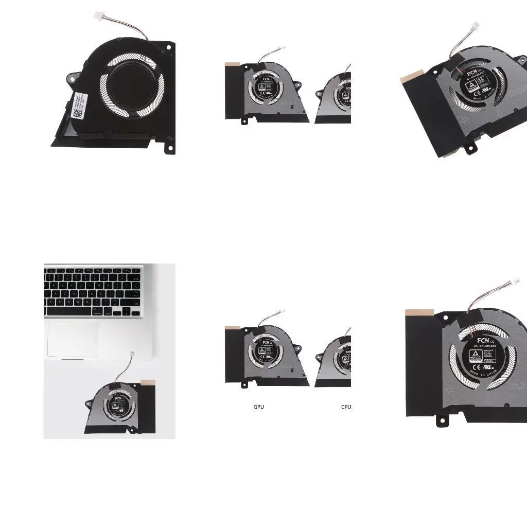 12V CPU GPU VGA Cooling Fan For Zephyrus G14 GA401 GA401Q GA401QM GA401QC 13NR05S0AP0101 13NR03F0AP0301