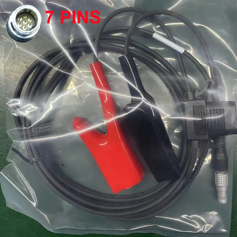 7 PINS CHCNAV GPS RTK Power Cable A00910  To Clips Alligator CHCVAV CHC i50/70/90X1/5/7/12T1/3/5/M3/ GPS To External Battrey