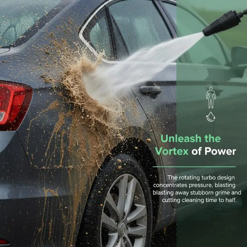 High Pressure Spray Turbo Nozzle for Lavor Comet VAX Washer Efficient Car Cleaning Home Auto Accessories