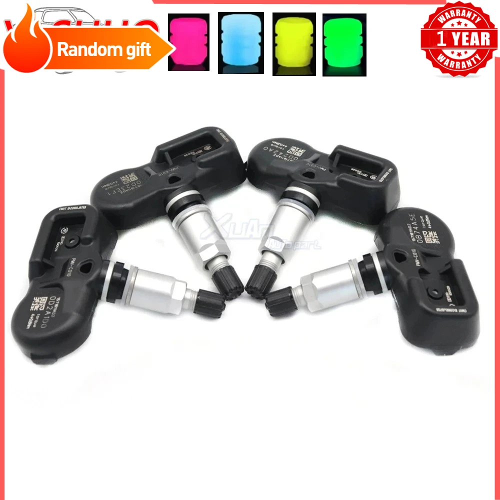 

Датчик TPMS 42607-30040 для Lexus для Toyota, система контроля давления в шинах 4260730040 42607 30040, светящаяся крышка клапана автомобильных шин