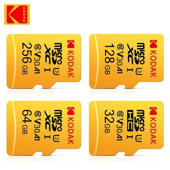 Tarjeta de Memoria Kodak TF de 32GB 64GB 128GB con Adaptador, Tarjeta TF de Alta Velocidad Apta para Tablets/Cámaras/Teléfonos Móviles/Portátiles 1
