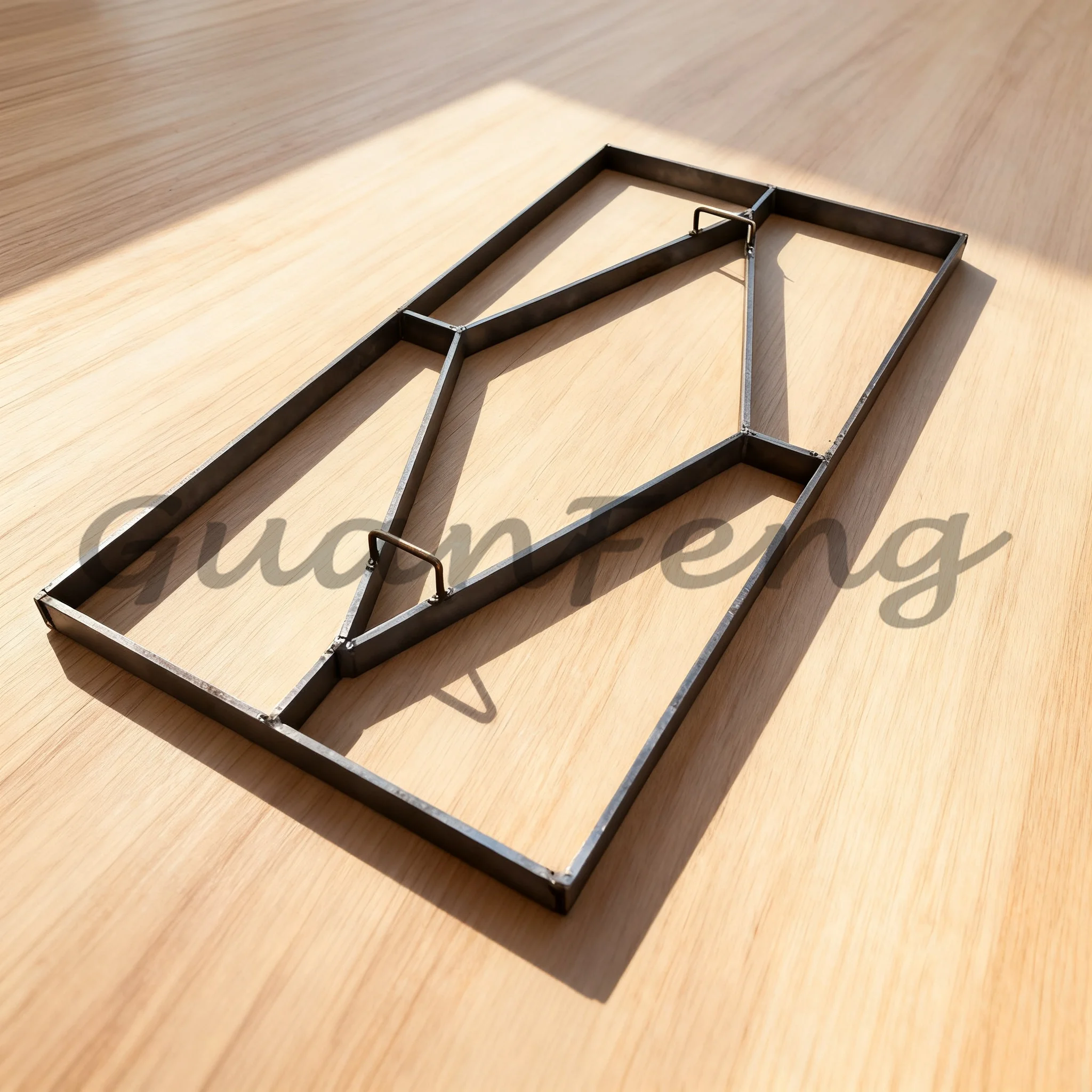 Steel Stamped Concrete Mold, Retro Non-Slip Pavement Mould for Courtyard Garden Corridor Cement Construction