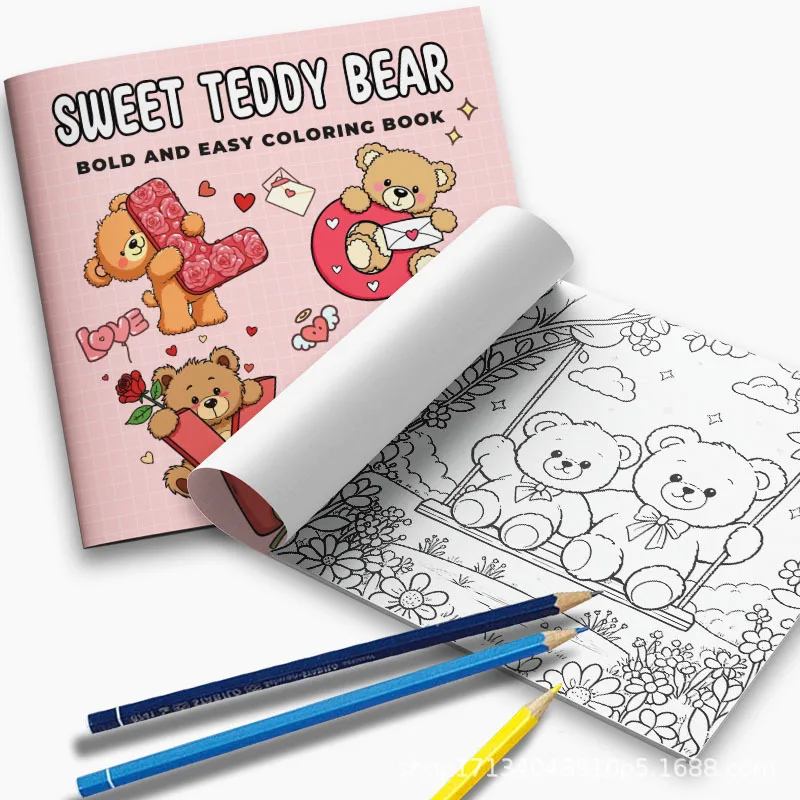 Bold-easy Patterns Coloring Book for Adults Cute Drawing Book Perfect Gift for Party and Birthday