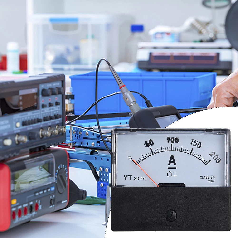 DC Current Meter Ammeter DC 0-200A For Electrical Testing Convenient Reading Current Change Observation Easy To Install