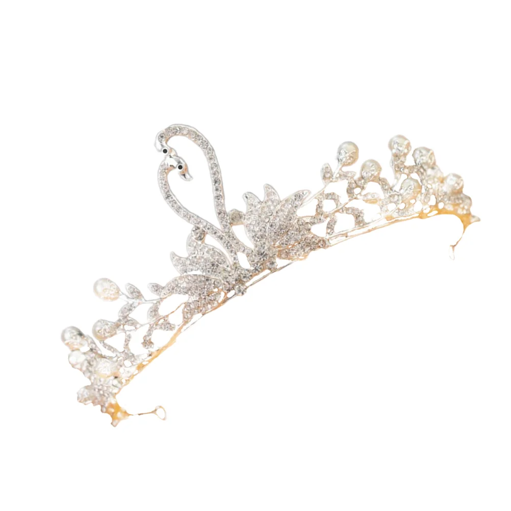 

Головной убор в виде лебедя, красивая корона для девочек, детские аксессуары для волос на день рождения, корейский