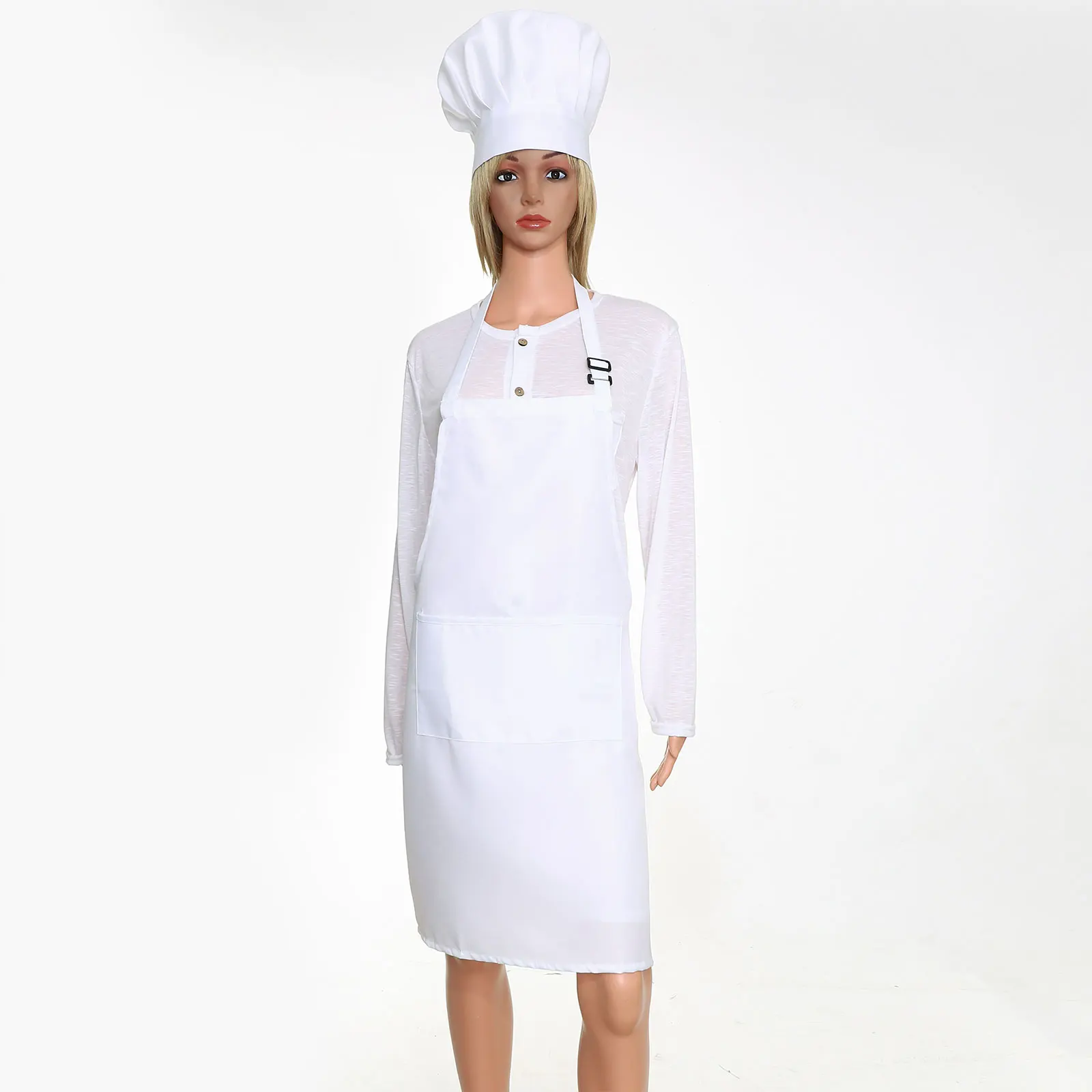 Chapeau et tablier de chef de cuisine pour hommes et femmes, mode coréenne, livres trempés, tablier de serveuse de restaurant, cosplay d'Halloween, entraînement de cuisine