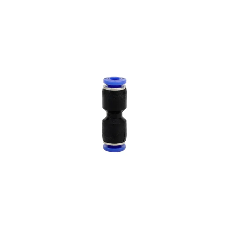 10Pcs Pneumatic Straight Push-In Fittings Plastic 2-Way Air Hose Connectors (PU 4/6/8/10/12/14/16mm)