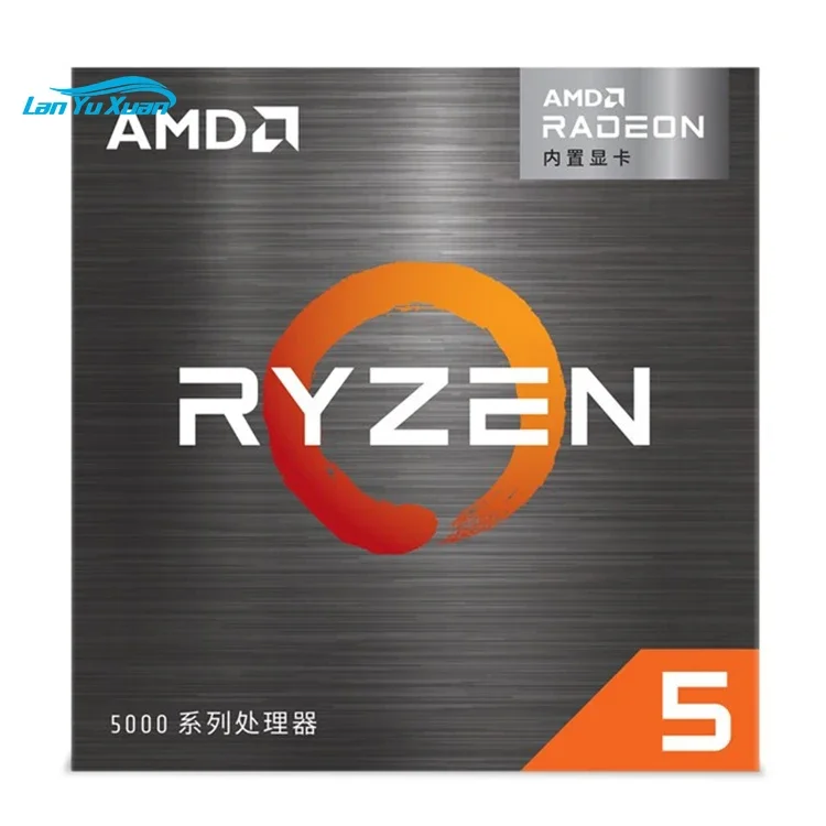 Procesador de escritorio desbloqueado AMD Ryzen 5 5600G CPU con placa base para juegos AM4 X570 B550 de 6 núcleos y 12 hilos