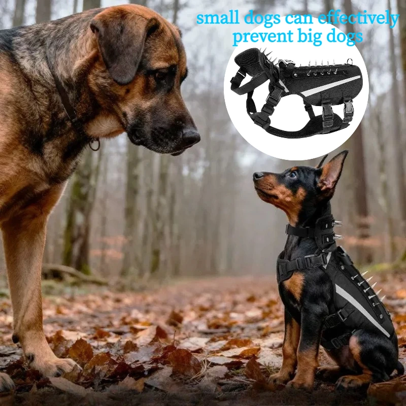Chaleco protector anti-mordidas para perros pequeños - reflectante - imagen 4