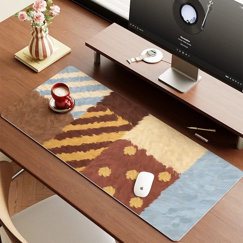 oversized mouse pad simple boys and girls e-sports game office  wrist guard computer desk mat