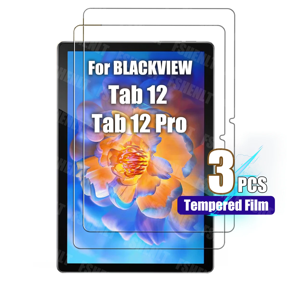 Screen Protector for Blackview Tab 12 10.1 inch Protective Film 9H Hardness HD Tablet Tempered Glass for Blackview  Tab 12 pro