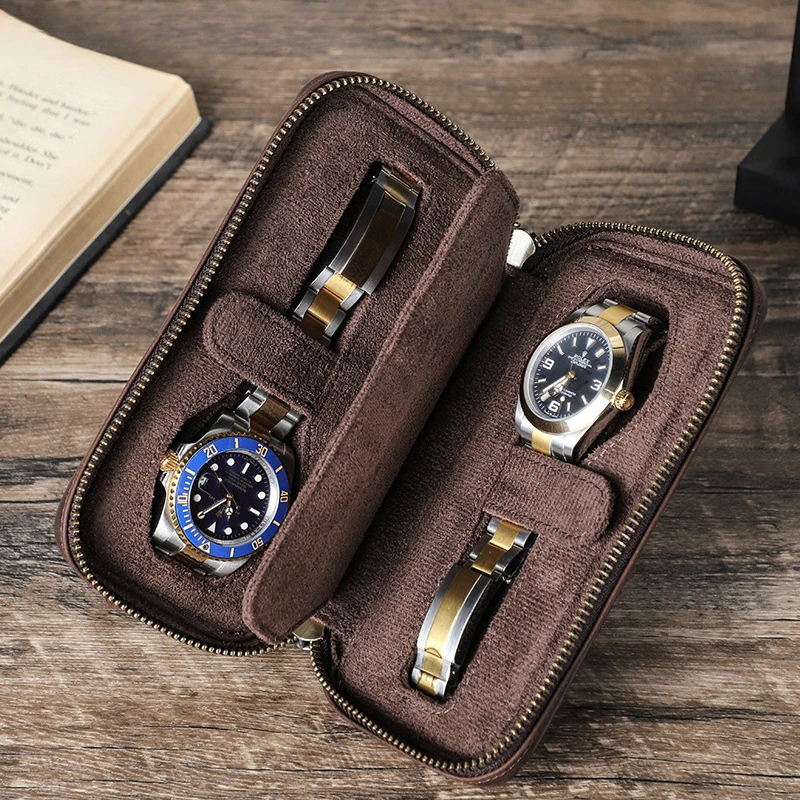 boite-de-rangement-vintage-en-cuir-de-vachette-pour-montres-de-poche-etui-de-voyage-portable-fait-main-en-cuir-veritable-pour-collectionneur-de-montres-et-bijoux-lot-de-deux