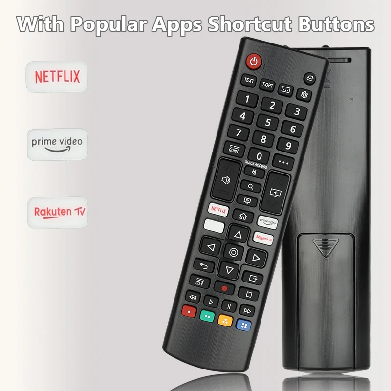 For AKB76040301 LG-Full-HD-TV-Remote-Control-Replacement With NETFLIX PrimeVideo Buttons, For LG Full HD TV 27TQ625S 28TQ525S