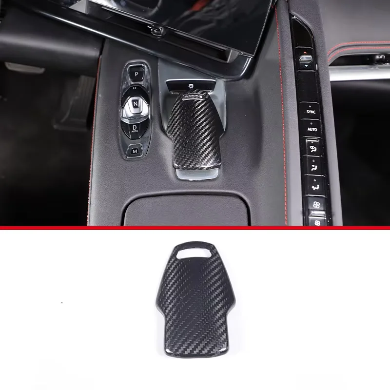 

Real Carbon Fiber Car Center Control Sport Mode Frame Cover Trim For Corvette C8 Stingray Z51 Z06 2020-2023 Car Accessories