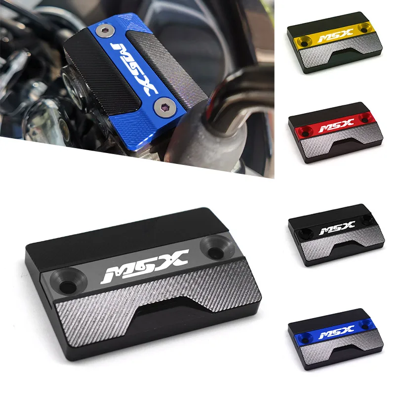 For Honda MSX125 MSX 125 Grom SF 2013 2014 2015 Motorcycle CNC Front Brake Fluid Reservoir Cover Caps 2016 2017 2018 2019 2020