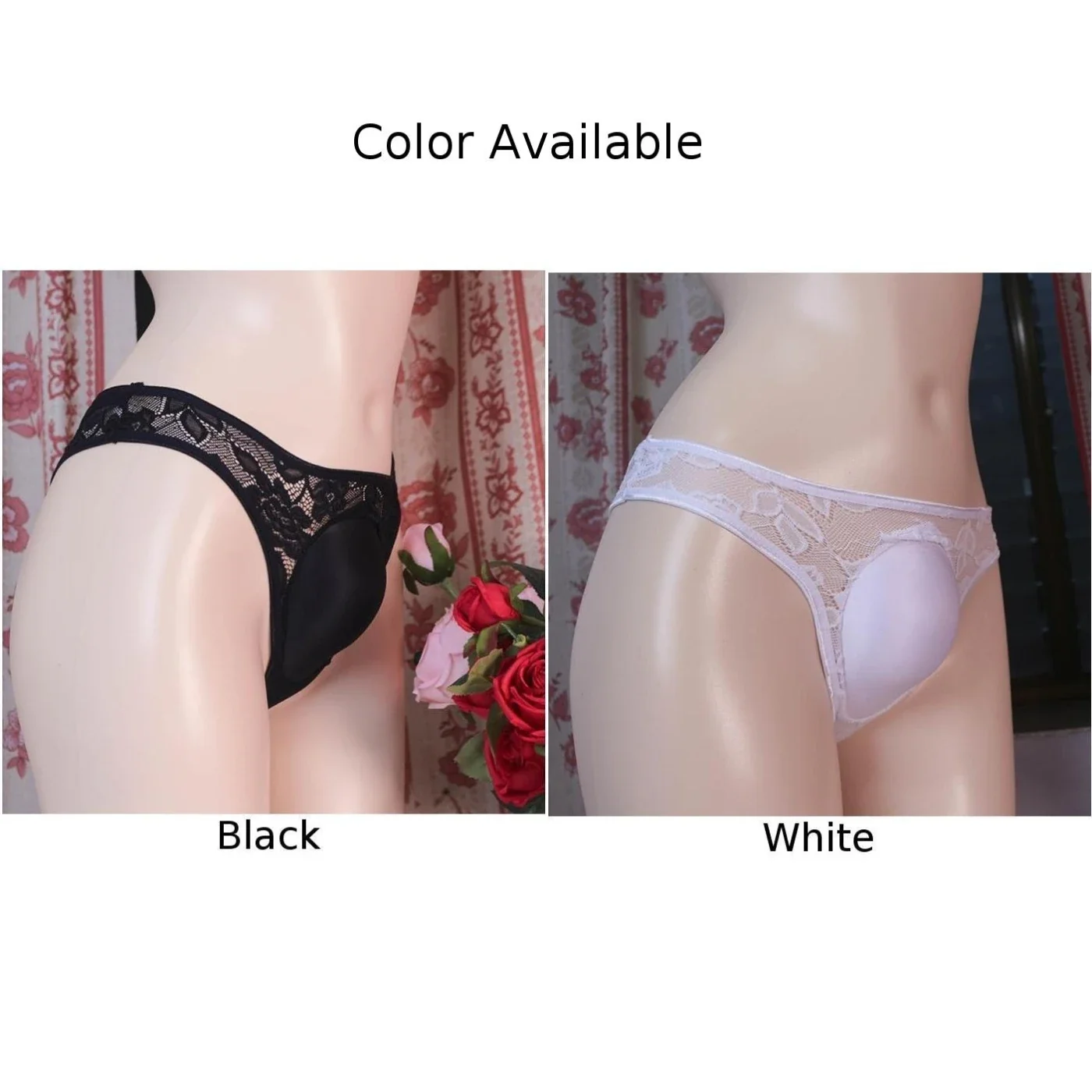 

Men's Sissy Gays Hiding Gaff Panties Shaping Camel Toe Briefs Crossdress Underwear Transgender Panties Lace Sheer Underwear