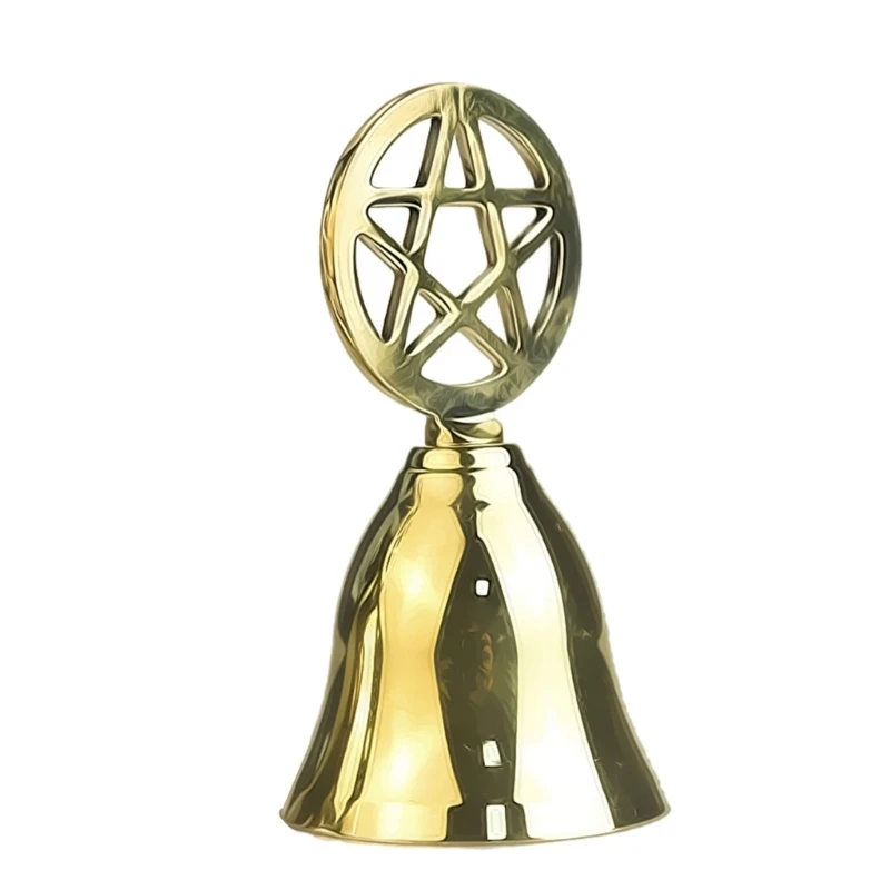 

Meditation Brass Chimes Bells Dinner Table Service Bells Hand Call Bells for Weddings, School Classroom, Service, Game